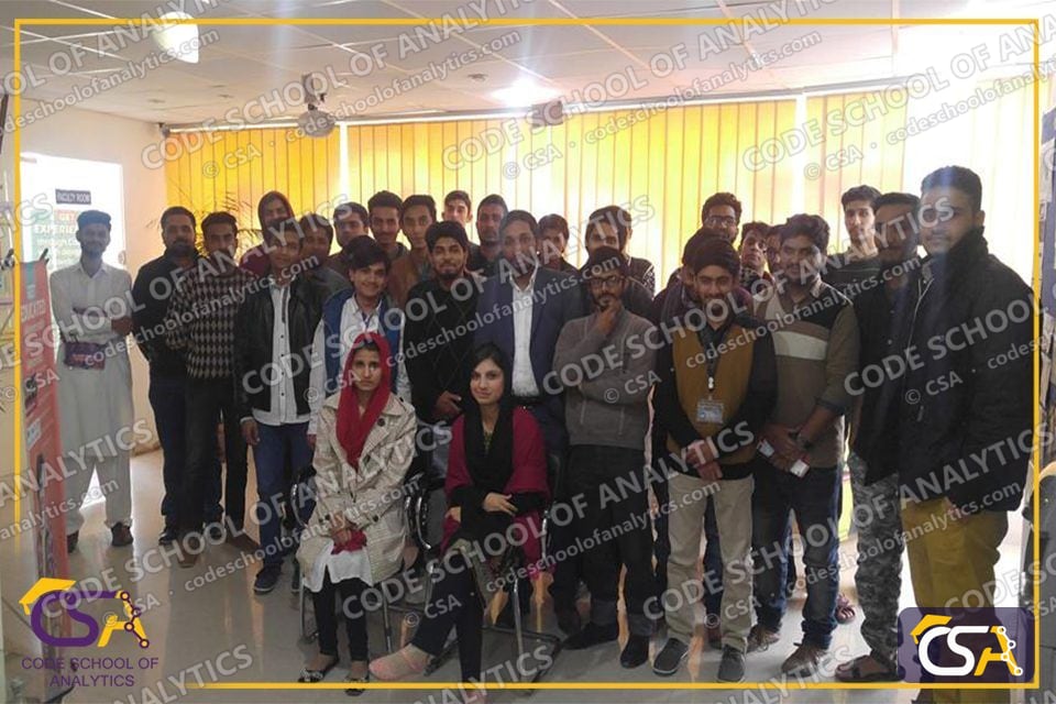 Students and guests posing together after the Buraq seminar