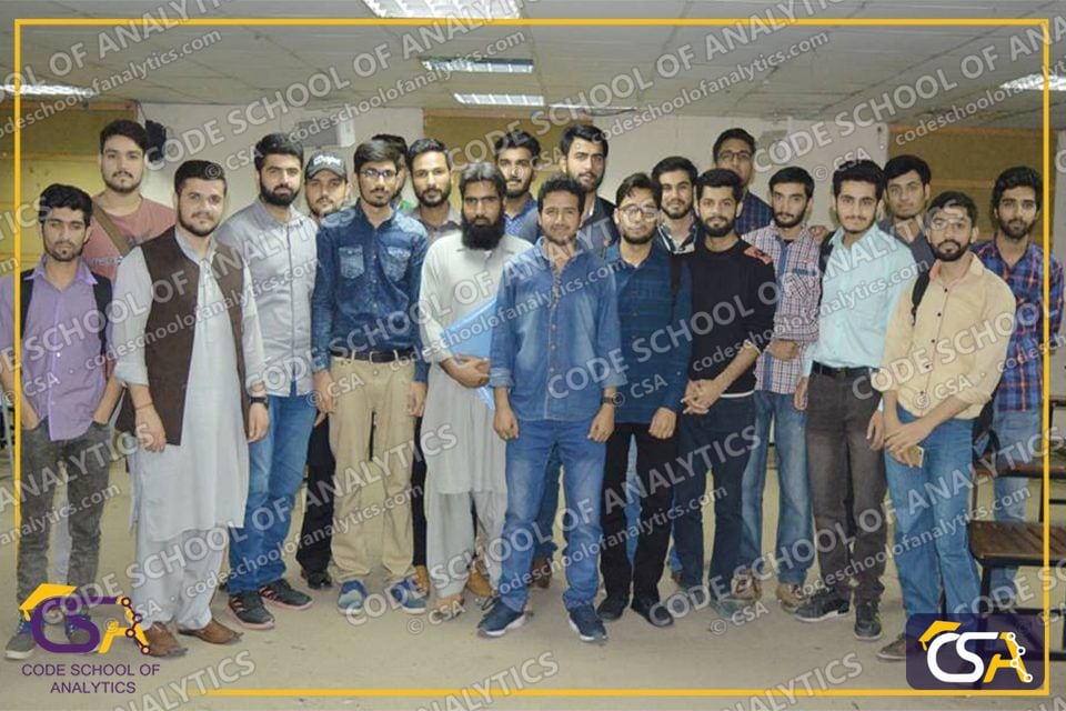 Group photo of students at the Buraq seminar